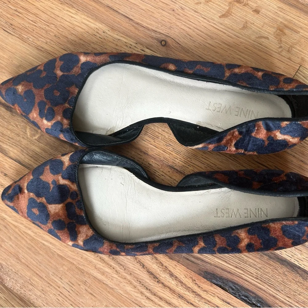Nine West leopard print flats Size 7 - Picture 3 of 7